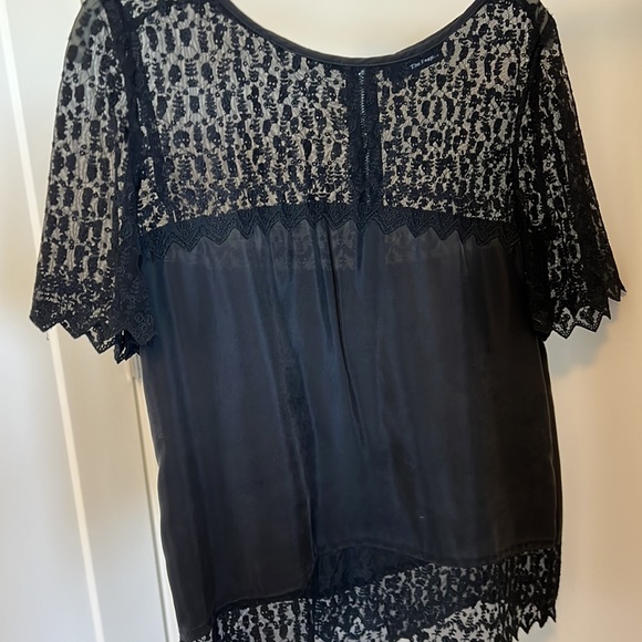 BLACK silk TOP, SIZE M, VERY GOOD CONDITION , Size M - Picture 4 of 7
